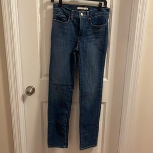 Levi Denim 312 Shaping Slim Jeans Women Size 27 Length 32